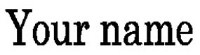 Schriftart 2 Schriftart 2