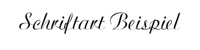Schriftart 4