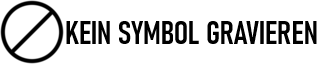 Kein Symbol gravieren