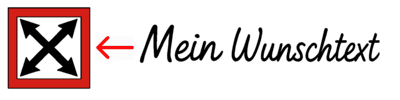 X← Links vom Text X← Links vom Text