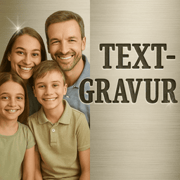 TEXT-GRAVUR & BILD-MOTIV