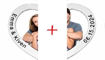 Textgravur / Links + Rechts
