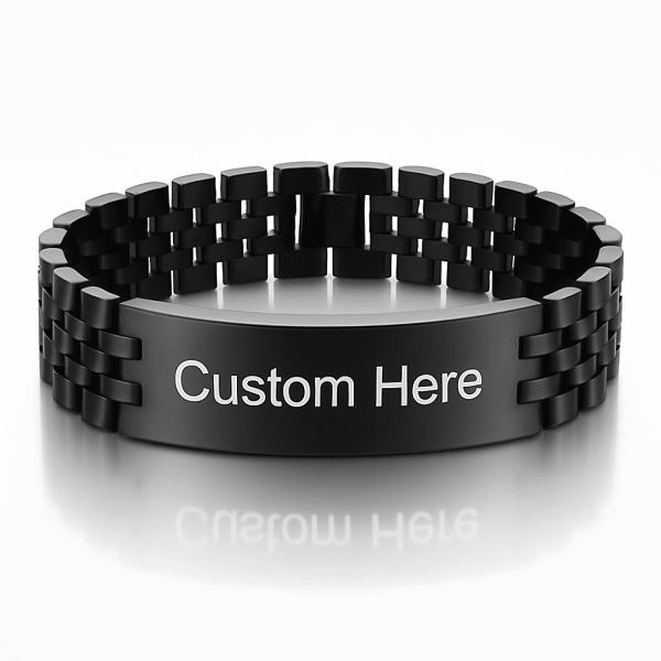Herrenarmband mit Gravur – Personalisierbares Armband