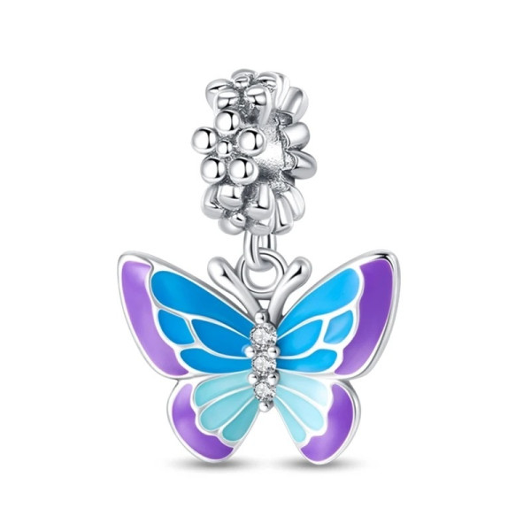 Schmetterling-Anhänger (mit Leuchteffekt im dunkeln) aus 925 Sterling Silber