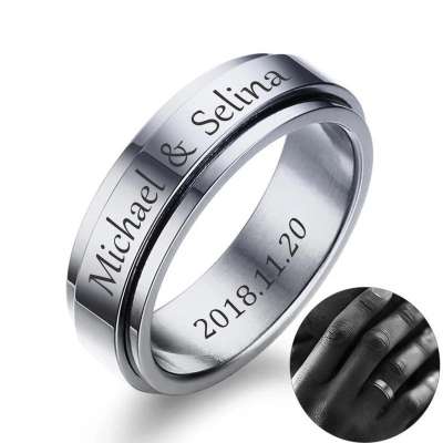 Ringe mit Gravur (Foto & Text) Jetzt selber gestalten FotoSchmuck