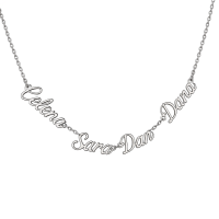 Personalisierte Halskette mit mehreren Namen Personalisierte Halskette mit mehreren Namen