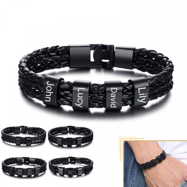 Lederarmband mit Gravur