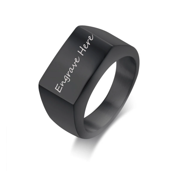 Herren Ring Textgravur