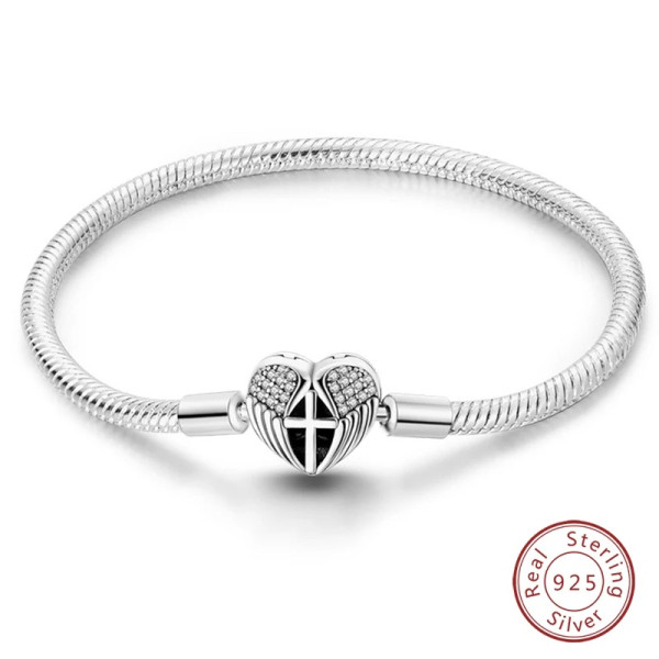Engel-Flügel aus Sterling Silber mit Zirkonia Anhänger