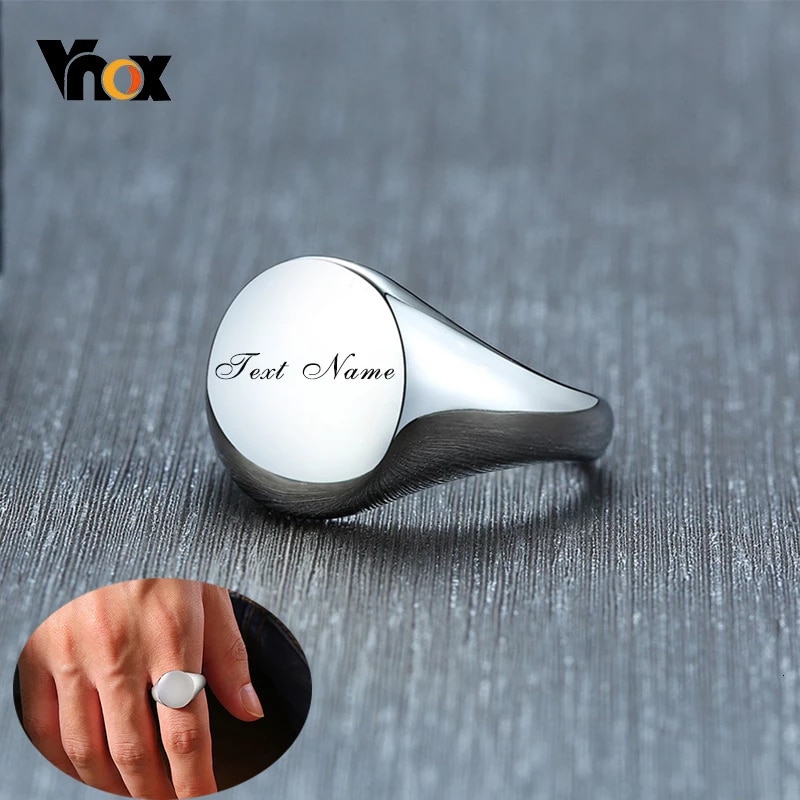 Ring mit Textgravur Personalisiert