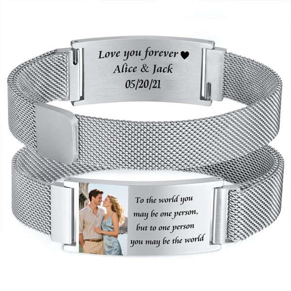 herrenarmband mit foto