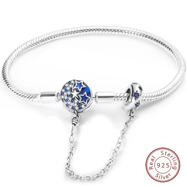 Stern Armband mit Zirkonia Anhänger aus Sterling Silber