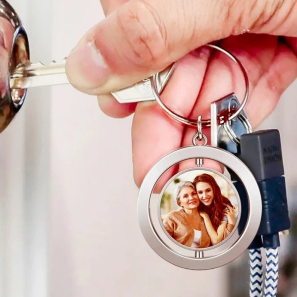 Schlüsselanhänger mit Bildmotiv – Personalisierter Anhänger mit eigenem Foto