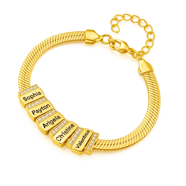 Damenarmband mit mehreren Namen – Personalisiertes Armband