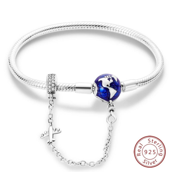 Kugel Armband aus 925 Sterling Silber