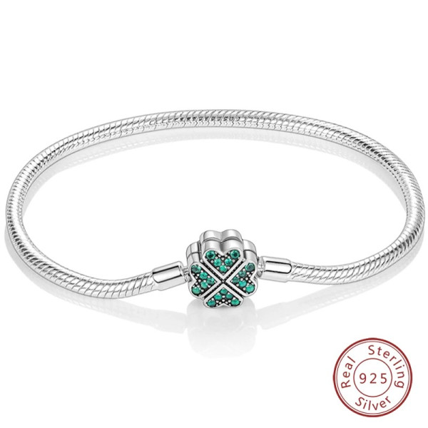 Kleeblatt Armband aus Sterling Silber