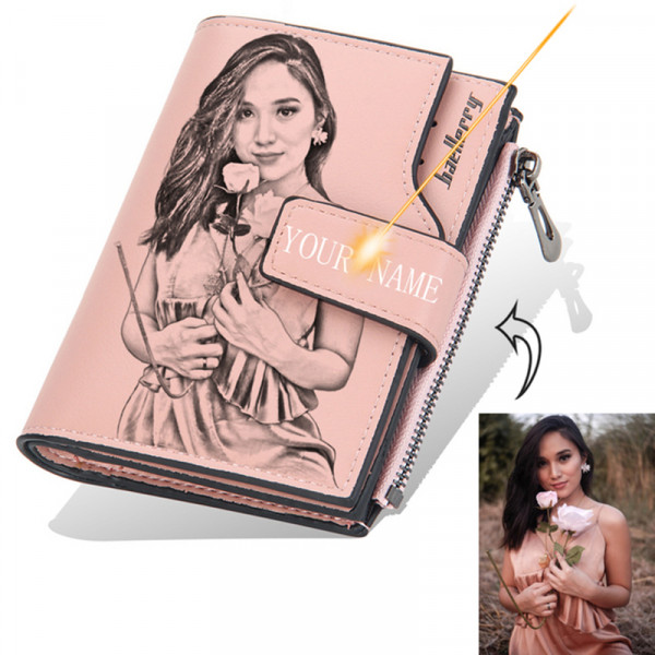 Gravur Brieftasche Damen