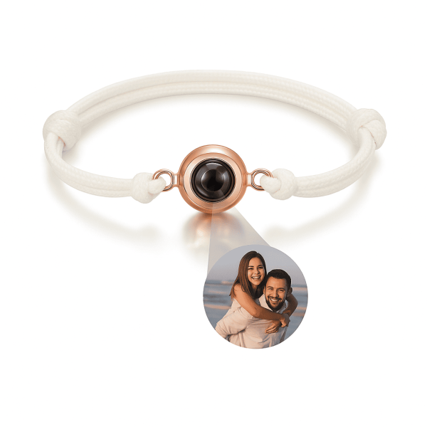 Armband Fotoprojektion Personalisiertes Stoffarmband