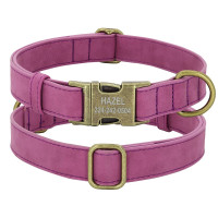 Personalisiertes Hundehalsband mit Gravur Lila XS Personalisiertes Hundehalsband mit Gravur Lila XS