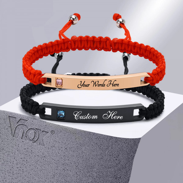 Damenarmband Personalisierte Textgravur