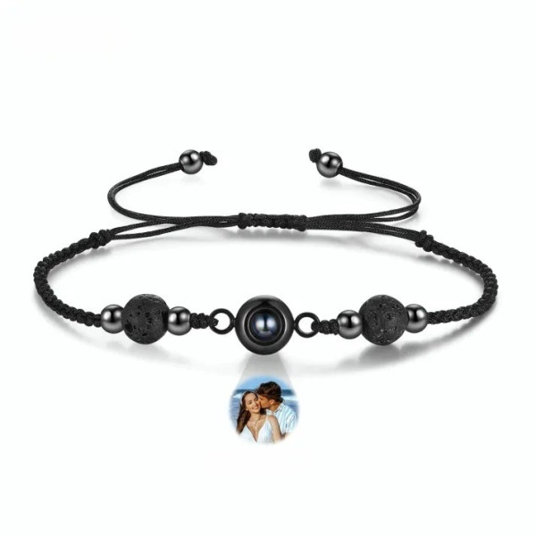 Kugel-Projektionsarmband mit eigenem Bild – Personalisiertes Fotoarmband