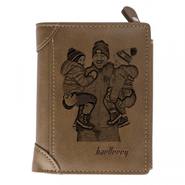 Portemonnaie mit Gravur – personalisierte Geldbörse mit Foto & Text