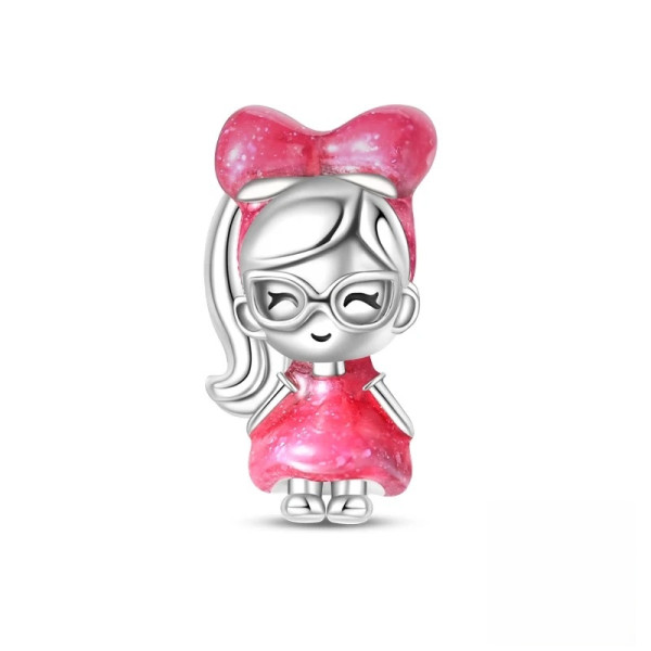 Mädchen-Anhänger aus 925 Sterling Silber
