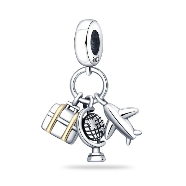 Reise-Anhänger aus 925 Sterling Silber