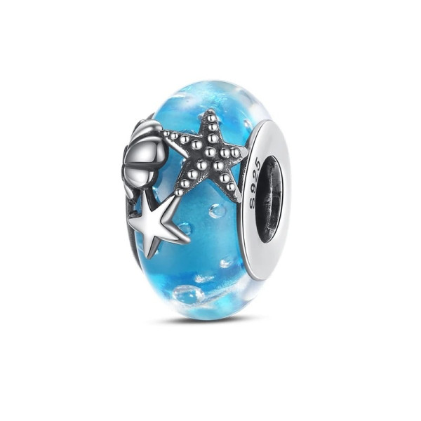 Meeres-Anhänger mit Seestern Design aus 925 Sterling Silber