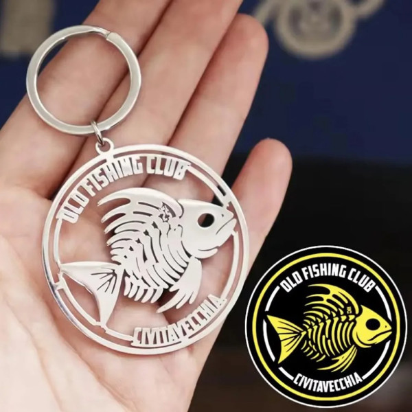 Logo-Schlüsselanhänger mit eigenem Motiv – Personalisierter Anhänger aus Edelstahl