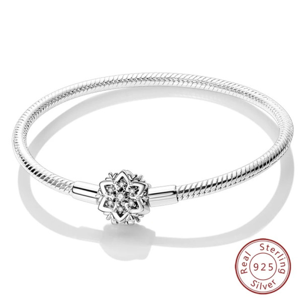Silberarmband aus 925 Sterling Silber (Flocke)