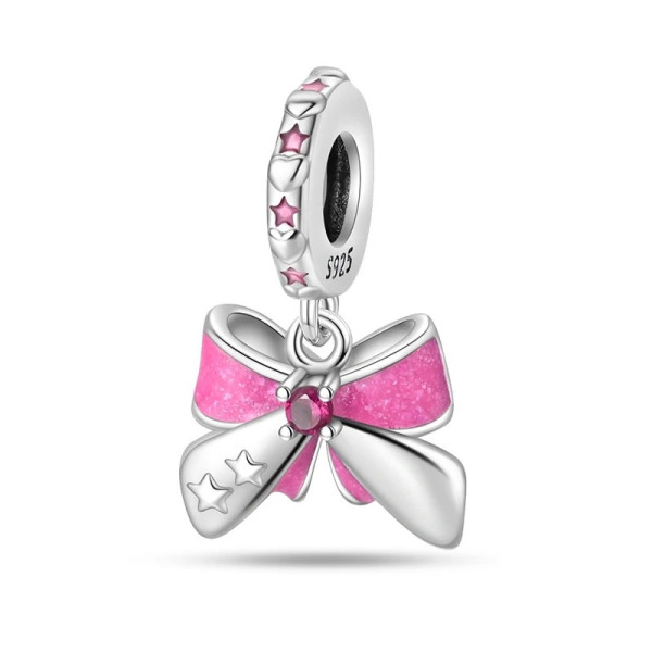 Fliege-Anhänger aus 925 Sterling Silber