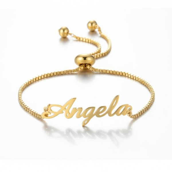 Armband mit Name – personalisiertes Schmuckarmband mit eigenem Wunschtext