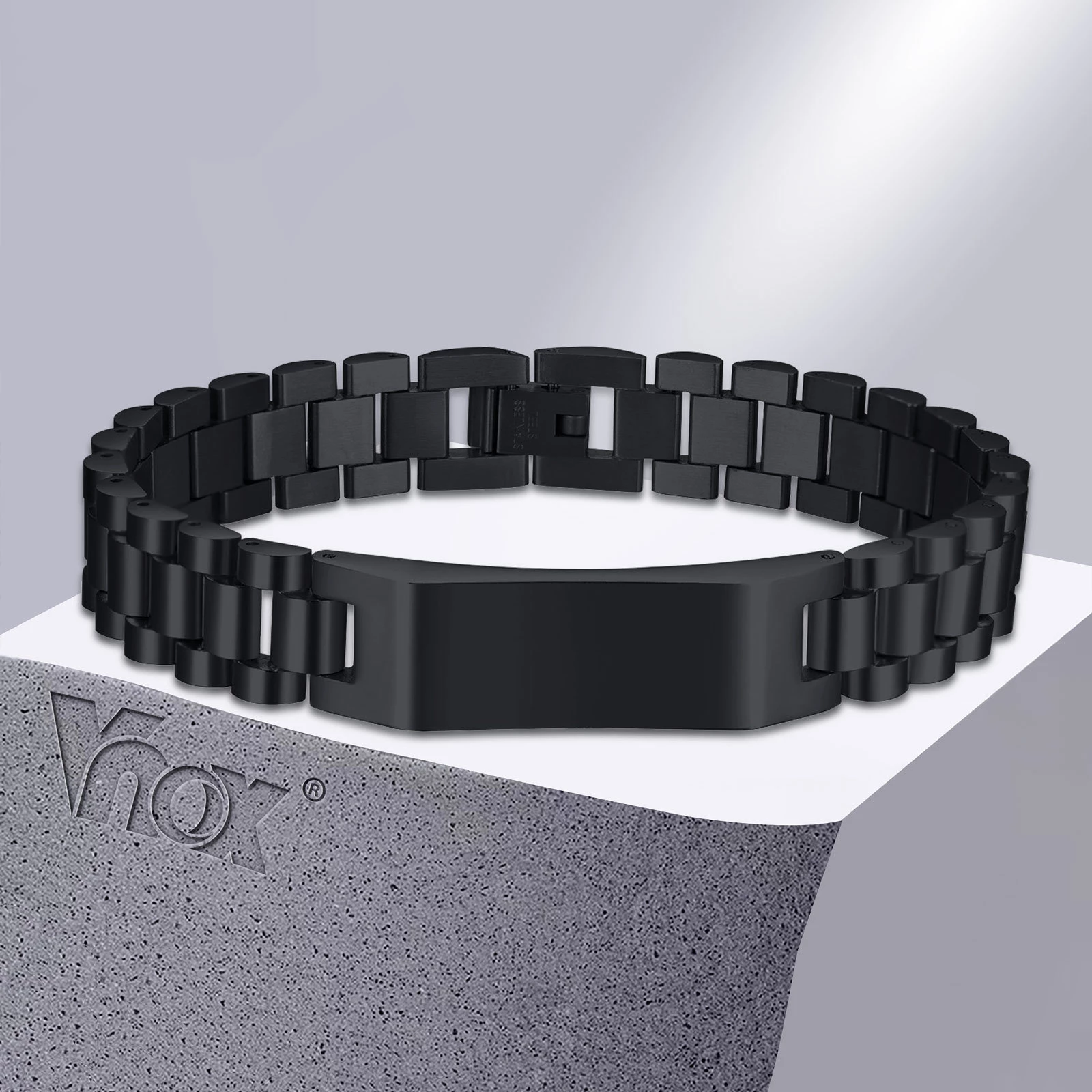 Herrenarmband Personalisiert mit Textgravur