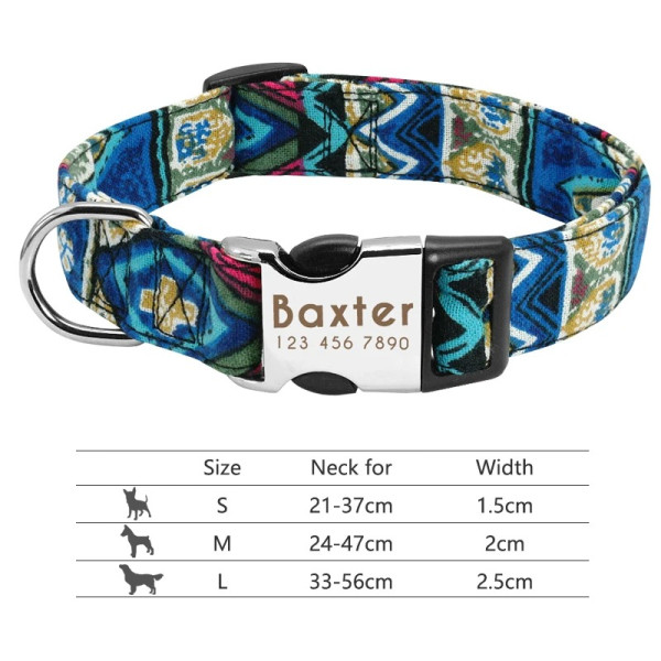 Hundehalsband mit Gravur – personalisiert mit Namen & Nummer