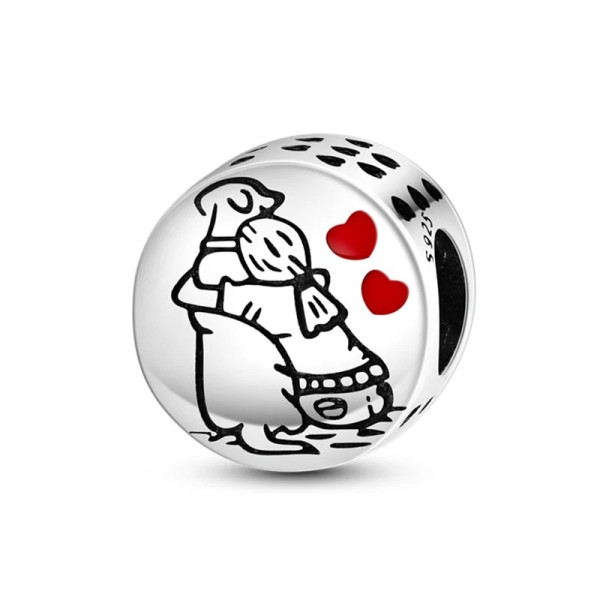 Runder-Anhänger aus 925 Sterling Silber