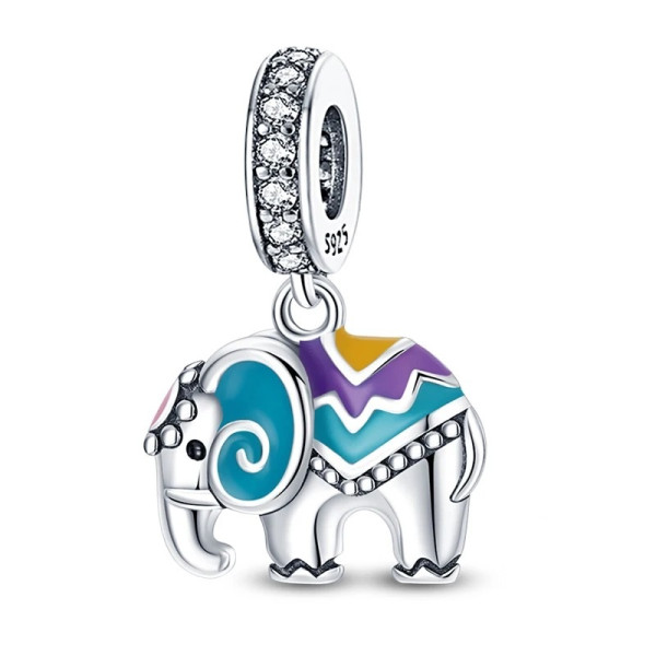 Elefant-Anhänger aus 925 Sterling Silber